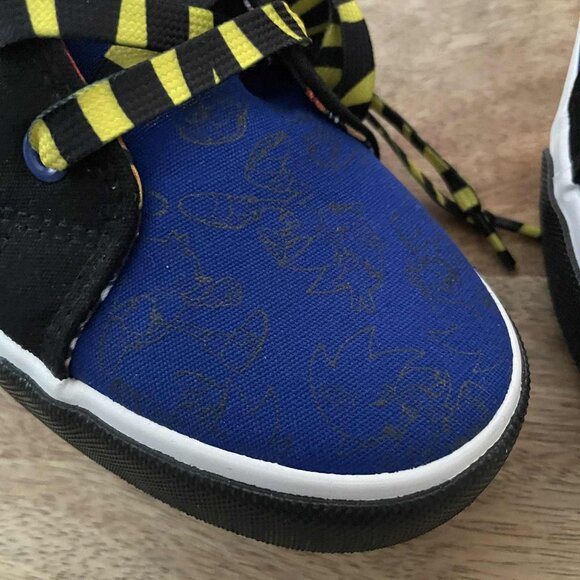 NEW 6 Big Boys Sonic the Hedgehog High Top Sneakers - Picture 5 of 13